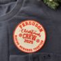 Personalised Family Christmas Crew Embroidered Fabric Patch, thumbnail 1 of 5