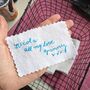 Hand Embroidered Handwriting Wedding Dress Patch, thumbnail 7 of 10