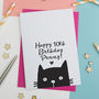 Personalised Happy Birthday Cat Card, thumbnail 4 of 7