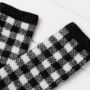 Gingham Knitted Wrist Warmers, thumbnail 9 of 10