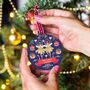 Mr And Mrs First Christmas Nutcracker Bauble, thumbnail 3 of 5