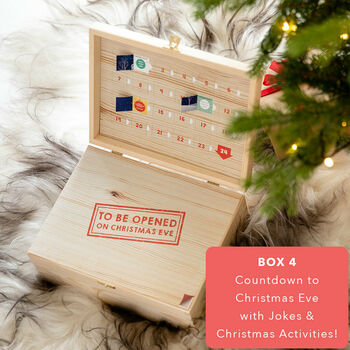 Personalised Wooden Christmas Eve Box, 4 of 8