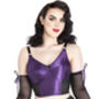 Retro Satin Non Wired Long Line Bra Bride Gift, thumbnail 5 of 12