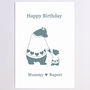 Personalisable Bears In Costumes Birthday Card, thumbnail 5 of 7