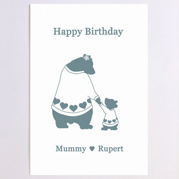 Personalisable Bears In Costumes Birthday Card, 5 of 7