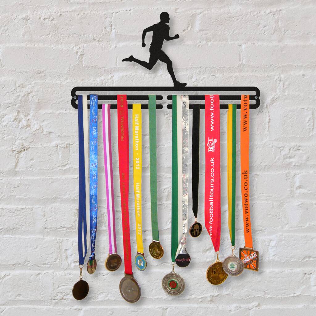 'male Runner' Medal Display Hanger By The Medal Hanger Shop ...