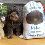 Dog Christmas Present Sack Personalised Large, thumbnail 2 of 12