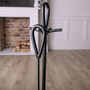 Traditional Black Fireplace Companion Set, thumbnail 3 of 5