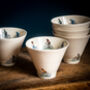 A Pair Of Handmade Cyclist Espresso Cups, thumbnail 6 of 6