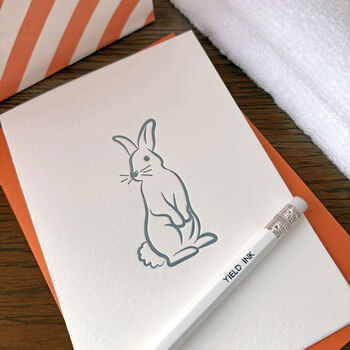 'Little Bunny' Letterpress Card, 6 of 6
