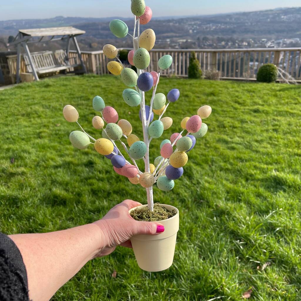 Decorative Easter Tree In Pastel Colours, 1 of 6