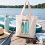 Personalised Paddle Boarding Tote Bag Gift, thumbnail 2 of 6