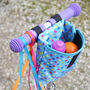 Child's Personalised Blue Spotty Scooter Bag, thumbnail 3 of 7