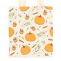 Autumn Days Pumpkin Print Tote Bag, thumbnail 2 of 2