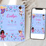 Digital Editable Ballerina Kids Birthday Party Invitation Template, thumbnail 4 of 10