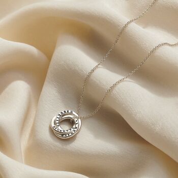 Personalised 9ct Gold Mini Russian Ring Necklace, 2 of 9