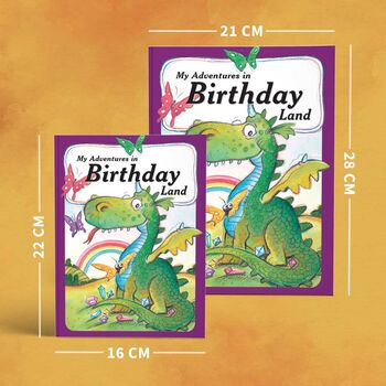 Birthday Land Adventure Personalised Book, 4 of 8