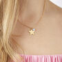 Personalised Star And Birthstone Milestone Birthday Necklace, thumbnail 5 of 11