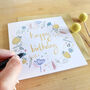 'Happy Birthday' Wreath Card, thumbnail 2 of 4