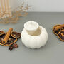 Handmade White Pumpkin Trinket Dish Autumn Decor, thumbnail 7 of 10