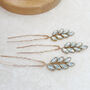 Large Opal Crystal Hair Pins, thumbnail 4 of 6