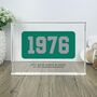 Personalised Year Milestone Giant Crystal Block | Birthday Or Anniversary Gift, thumbnail 5 of 10
