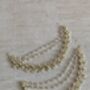 Gold Plated Pearl Ear Chains/Kaan Chain, thumbnail 3 of 5
