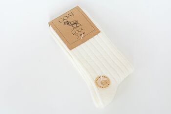 Natural Cashmere Socks, Wool Soft And Warm, 12 of 12