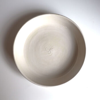 Handcrafted White Wave Tea Boat, 3 of 5