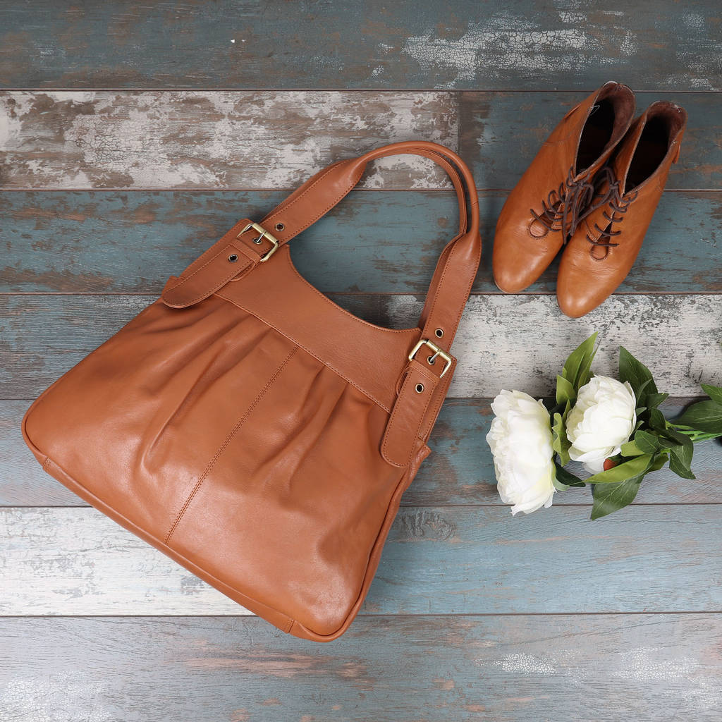 Soft Leather Shoulder Bag By The Leather Store