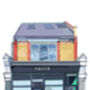 Pause Yoga, Francis Road, Leyton, East London Illustration Art Print, thumbnail 2 of 2