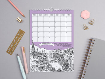 2023 City Illustration Wall Calendar, 5 of 5