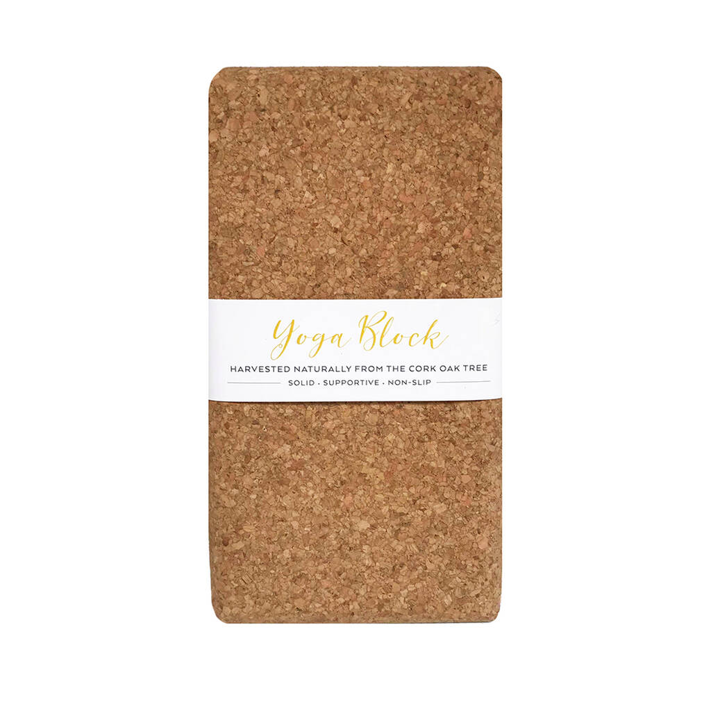 cork yoga block by liga
