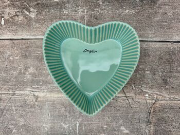 Green Heart Small Baking Dish, 15cm, 3 of 4