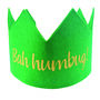 Personalised 'Bah Humbug' Christmas Crown, thumbnail 1 of 3
