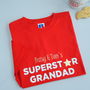 Personalised Superstar Daddy T Shirt, thumbnail 3 of 12