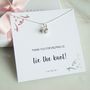 Tie The Knot Bridesmaid Necklace, thumbnail 4 of 8