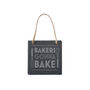 'Bakers Gonna Bake' Square Slate Hanger, thumbnail 2 of 2