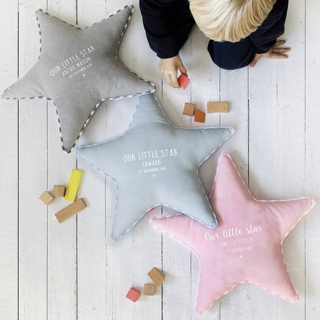 Personalised Star Cushion By Jonny's Sister