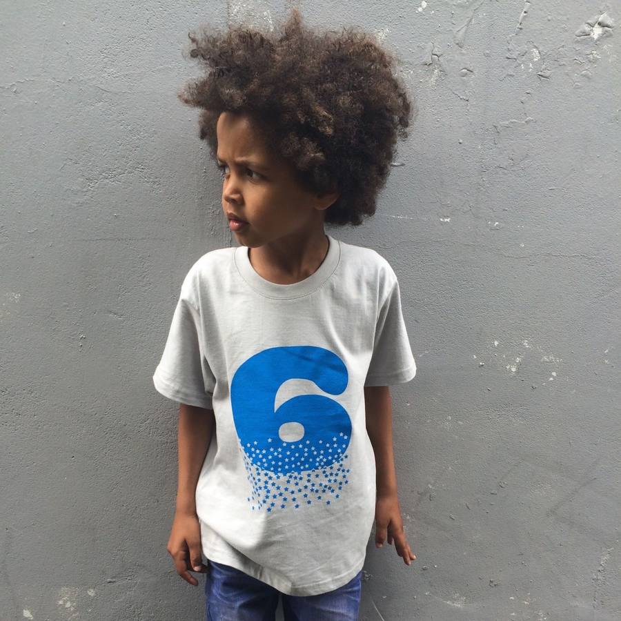 Age Number Kids T Shirt, 1 of 12