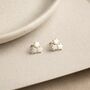 60th Birthday Sterling Silver Star Stud Earrings, thumbnail 2 of 7
