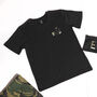 Children's Personalised Initial Camouflage T Shirt, thumbnail 2 of 2