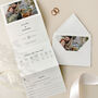 Photograph Concertina Wedding Invitations, thumbnail 1 of 4