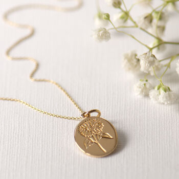 Sunflower Personalised Gold And Silver Necklace, 7 of 12