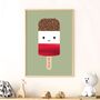 You're Fab Ice Lolly Metallic Children's Print, thumbnail 2 of 9