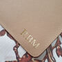 Personalised Leather Tan Pouch Bag, thumbnail 6 of 8