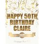Personalised 50th Birthday Champagne Gift, thumbnail 3 of 6
