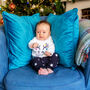 Baby Team Personalised Christmas Pyjamas, thumbnail 2 of 3