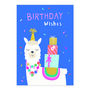Cute Llama Birthday Card, thumbnail 2 of 3