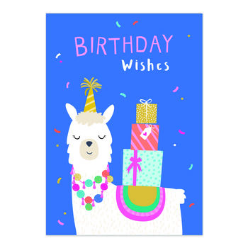 Cute Llama Birthday Card, 2 of 3